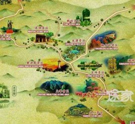 如东景点地图(长沙景点地图)